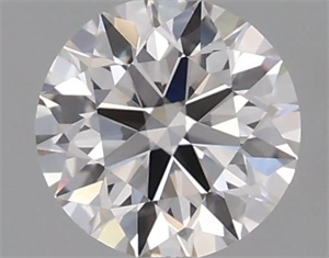 Picture of Natural Diamond 0.43 Carats, Round with Excellent Cut, H Color, VVS1 Clarity and Certified by IGI