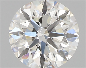 Picture of Natural Diamond 0.47 Carats, Round with Excellent Cut, H Color, SI1 Clarity and Certified by GIA