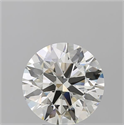 Natural Diamond 5.01 Carats, Round with Excellent Cut, K Color, SI1 Clarity and Certified by GIA