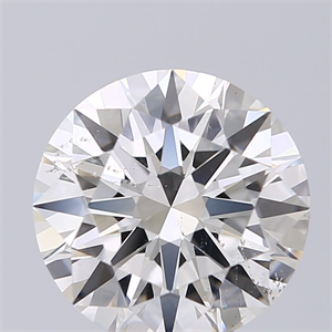 Picture of Natural Diamond 3.02 Carats, Round with Excellent Cut, I Color, SI1 Clarity and Certified by GIA