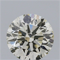 Natural Diamond 0.41 Carats, Round with Excellent Cut, J Color, VS1 Clarity and Certified by IGI