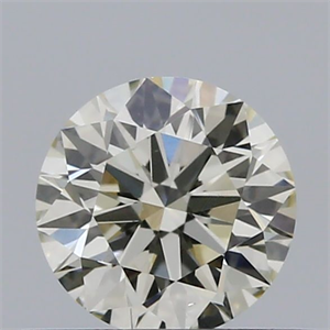 Picture of Natural Diamond 0.41 Carats, Round with Excellent Cut, J Color, VS1 Clarity and Certified by IGI