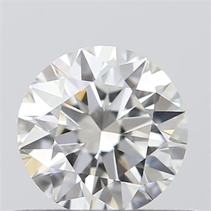 Picture of Natural Diamond 0.45 Carats, Round with Excellent Cut, I Color, VVS1 Clarity and Certified by GIA