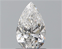 Natural Diamond 0.75 Carats, Pear with  Cut, E Color, VVS2 Clarity and Certified by GIA