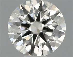 Picture of Natural Diamond 0.40 Carats, Round with Excellent Cut, H Color, VS2 Clarity and Certified by IGI