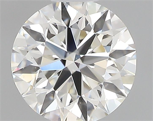 Picture of Natural Diamond 0.44 Carats, Round with Excellent Cut, H Color, VS2 Clarity and Certified by GIA