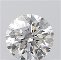 Natural Diamond 0.44 Carats, Round with Excellent Cut, G Color, VS2 Clarity and Certified by GIA