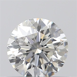 Picture of Natural Diamond 0.44 Carats, Round with Excellent Cut, G Color, VS2 Clarity and Certified by GIA