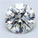 Natural Diamond 2.12 Carats, Round with Excellent Cut, I Color, VS1 Clarity and Certified by GIA