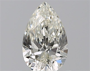 Picture of Natural Diamond 0.60 Carats, Pear with  Cut, J Color, VVS2 Clarity and Certified by GIA