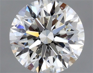 Picture of Natural Diamond 0.41 Carats, Round with Excellent Cut, H Color, VVS2 Clarity and Certified by GIA