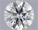 Natural Diamond 0.40 Carats, Round with Excellent Cut, J Color, VS1 Clarity and Certified by GIA