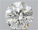 Natural Diamond 3.01 Carats, Round with Excellent Cut, K Color, VS2 Clarity and Certified by GIA