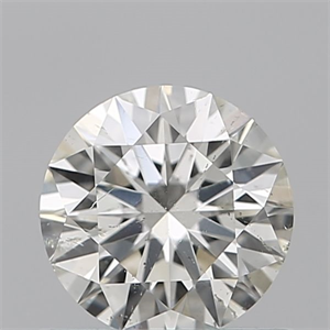 Picture of Natural Diamond 0.60 Carats, Round with Excellent Cut, J Color, SI2 Clarity and Certified by GIA