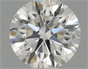 Natural Diamond 0.41 Carats, Round with Excellent Cut, F Color, I1 Clarity and Certified by GIA