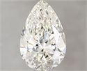 Natural Diamond 2.01 Carats, Pear with  Cut, I Color, VVS2 Clarity and Certified by IGI