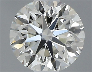 Picture of Natural Diamond 0.40 Carats, Round with Very Good Cut, J Color, VVS2 Clarity and Certified by GIA