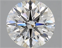 Natural Diamond 2.02 Carats, Round with Excellent Cut, H Color, VS1 Clarity and Certified by GIA