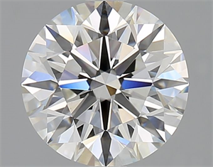 Picture of Natural Diamond 2.02 Carats, Round with Excellent Cut, H Color, VS1 Clarity and Certified by GIA