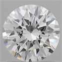 Natural Diamond 1.60 Carats, Round with Excellent Cut, D Color, VVS1 Clarity and Certified by GIA