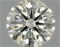 Natural Diamond 0.50 Carats, Round with Excellent Cut, J Color, SI2 Clarity and Certified by IGI