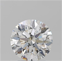 Natural Diamond 2.25 Carats, Round with Excellent Cut, E Color, VVS1 Clarity and Certified by GIA