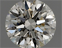 Natural Diamond 0.42 Carats, Round with Excellent Cut, J Color, VS2 Clarity and Certified by GIA