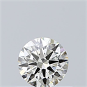 Natural Diamond 0.40 Carats, Round with Excellent Cut, K Color, VVS1 Clarity and Certified by GIA