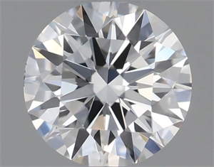 Picture of Natural Diamond 0.40 Carats, Round with Excellent Cut, G Color, VVS1 Clarity and Certified by GIA