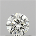 Natural Diamond 0.42 Carats, Round with Excellent Cut, I Color, SI1 Clarity and Certified by GIA