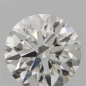 Picture of Natural Diamond 0.40 Carats, Round with Excellent Cut, J Color, SI2 Clarity and Certified by GIA