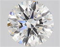 Natural Diamond 2.55 Carats, Round with Excellent Cut, I Color, VVS2 Clarity and Certified by GIA