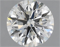 Natural Diamond 0.56 Carats, Round with Excellent Cut, J Color, VS2 Clarity and Certified by GIA