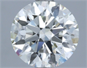 Natural Diamond 2.20 Carats, Round with Excellent Cut, H Color, VVS1 Clarity and Certified by IGI