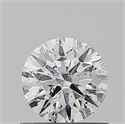 Natural Diamond 0.54 Carats, Round with Excellent Cut, E Color, I1 Clarity and Certified by GIA