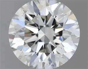 Picture of Natural Diamond 0.41 Carats, Round with Excellent Cut, H Color, SI1 Clarity and Certified by IGI