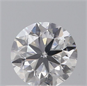 Natural Diamond 0.40 Carats, Round with Very Good Cut, D Color, SI2 Clarity and Certified by GIA