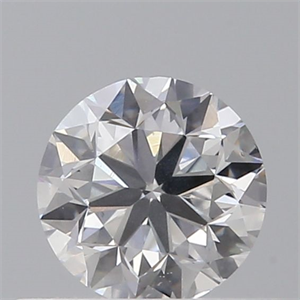 Picture of Natural Diamond 0.40 Carats, Round with Very Good Cut, D Color, SI2 Clarity and Certified by GIA