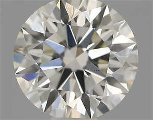 Picture of Natural Diamond 0.50 Carats, Round with Excellent Cut, I Color, VS2 Clarity and Certified by IGI