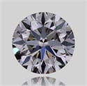 Natural Diamond 0.40 Carats, Round with Very Good Cut, J Color, SI1 Clarity and Certified by GIA