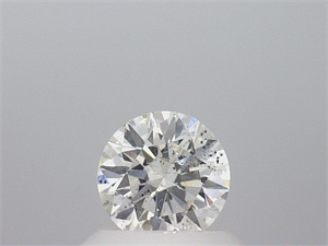 Picture of Natural Diamond 0.74 Carats, Round with Very Good Cut, I Color, I1 Clarity and Certified by GIA