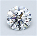 Natural Diamond 1.50 Carats, Round with Excellent Cut, D Color, VS2 Clarity and Certified by GIA