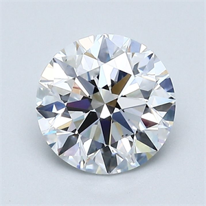 Picture of Natural Diamond 1.50 Carats, Round with Excellent Cut, D Color, VS2 Clarity and Certified by GIA