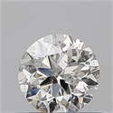 Natural Diamond 0.50 Carats, Round with Very Good Cut, H Color, I1 Clarity and Certified by IGI