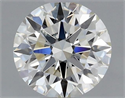 Natural Diamond 0.41 Carats, Round with Excellent Cut, K Color, SI2 Clarity and Certified by GIA