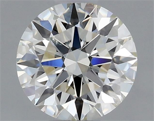 Picture of Natural Diamond 0.41 Carats, Round with Excellent Cut, K Color, SI2 Clarity and Certified by GIA