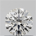 Natural Diamond 0.51 Carats, Round with Excellent Cut, G Color, SI2 Clarity and Certified by IGI