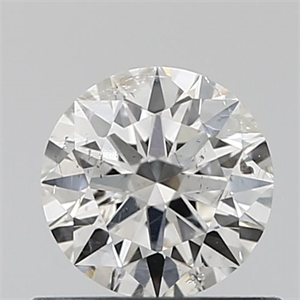 Picture of Natural Diamond 0.51 Carats, Round with Excellent Cut, G Color, SI2 Clarity and Certified by IGI