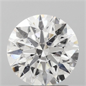 Natural Diamond 2.01 Carats, Round with Excellent Cut, D Color, I1 Clarity and Certified by GIA