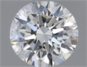 Natural Diamond 0.46 Carats, Round with Excellent Cut, J Color, VVS1 Clarity and Certified by GIA